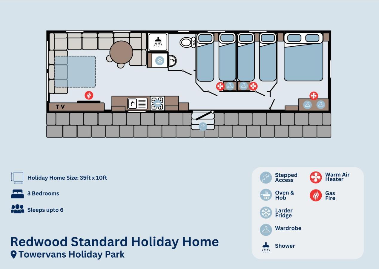 Redwood Standard Holiday Home مابليتورب المظهر الخارجي الصورة